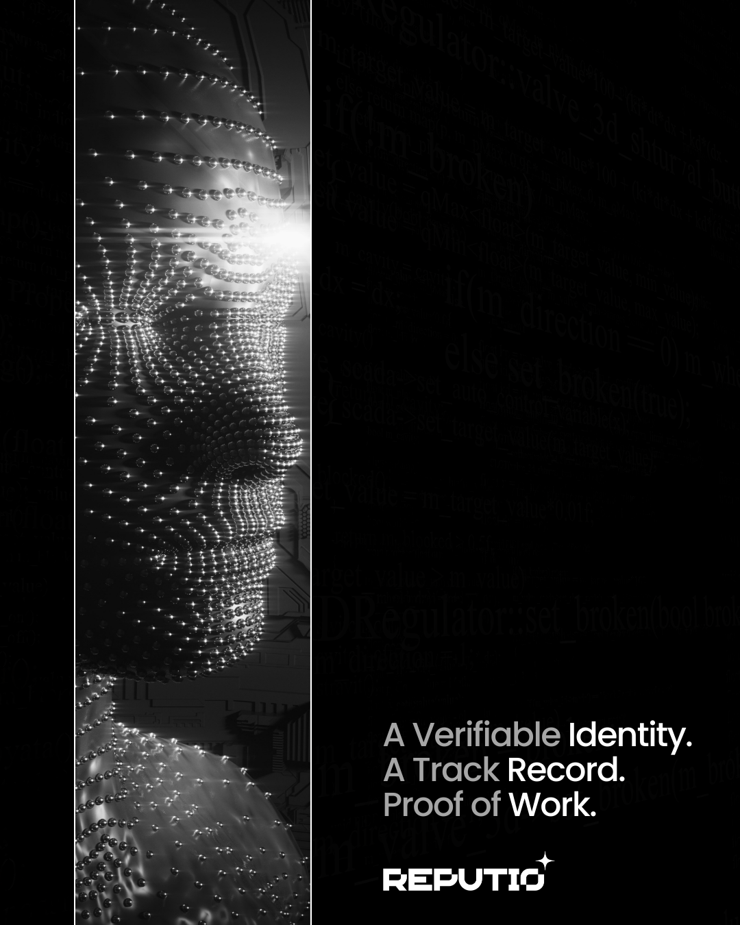 A Verifiable Identity. A Track Record. Proof of Work.